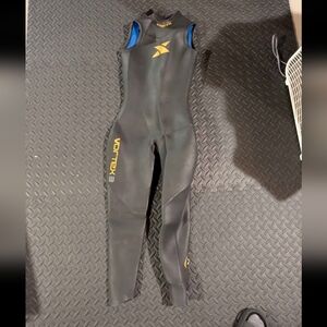 Women’s Vortex Full-Length Wetsuit - Black with Yellow Accents